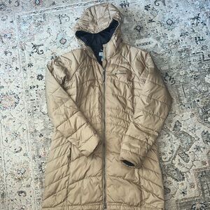 Columbia long puffer coat.